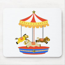 Tiny Carousel Mouse Pad