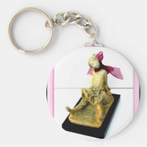 "Tiny Dancer: bronze sculpture Key Chain