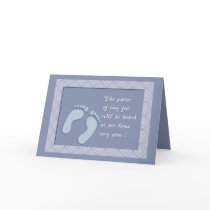 Tiny Feet Blue Cards