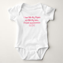 Tiny Fingers Baby Girl So Cute t-shirts