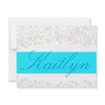 Tiny Flowers Multi-color invitations