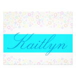 Tiny Flowers Multi-color invitations