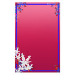 tiny flowers personalized stationery