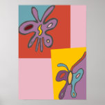 Tiny Flutterflies Poster