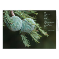 Tiny Footprints Poem Card