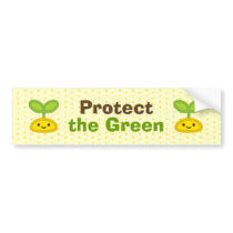 Tiny Green Sprout Bumper Stickers