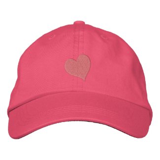 Tiny Heart Embroidered Hat embroideredhat