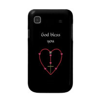 Tiny hearts Rosary Samsung Galaxy S Cover