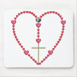 Tiny hearts Rosary Mousepads