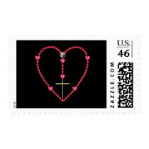 Tiny hearts Rosary Stamp