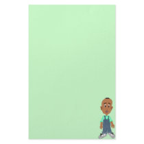 Tiny in Overalls Stationery