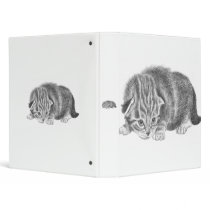 tiny kitten vinyl binders