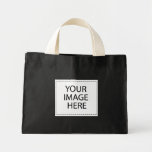 tiny personalized tote canvas bag
