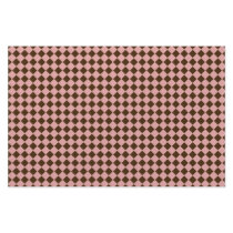 Tiny Pink and Brown Diamonds Scrapbooking Paper Stationery
