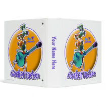 Tiny Planets Flocker Rocker 3 Ring Binder