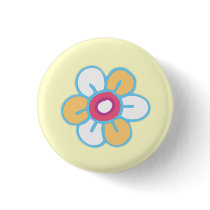 Tiny Pretty Flower Button buttons