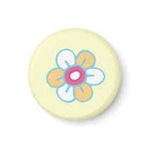 Tiny Pretty Flower magnets