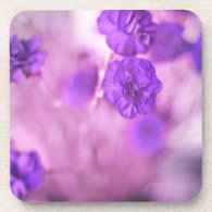 Tiny Purple Flowers Beverage Coaster