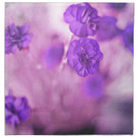 Tiny Purple Flowers Cloth Napkin