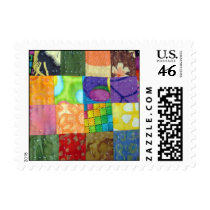 tiny stitches postage stamps