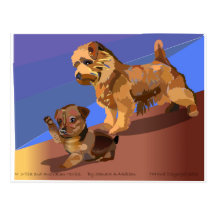 Tiny Terror Post Cards