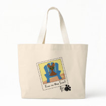 Tiny the Chihuahua Canvas Bag