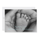 Tiny Toes - Photo Birth Announcement