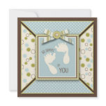 Tiny Toes TY Square Custom Invites