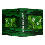 Tiny White Wildflower Coordinating Items Binders