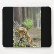 Tiny Wild Mushroom Mouse Mat