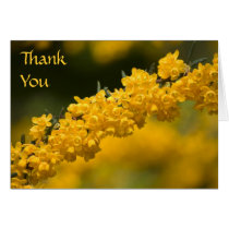Tiny Yellow Flowers Thank You Card