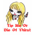 Tip Me- Liz doll (Destroyed Tee) t-shirts