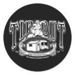 Tip Out II Round Sticker