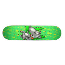 Tip Toe Dog Custom Skateboard