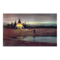 TIPI LIGHTS by SHARON SHARPE posters by sharonsharpe TIPI LIGHTS by SHARON SHARPE posters