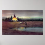 TIPI LIGHTS by SHARON SHARPE Print