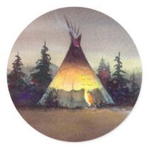 TIPI LIGHTS by SHARON SHARPE stickers