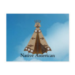 Tipi Postcard