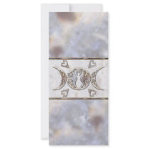 Tiple Moon Moonstone Goddess Rack Card Template
