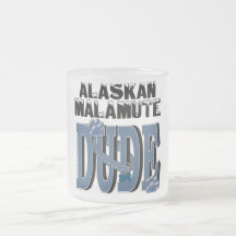 TIPO del Malamute de Alaska Taza