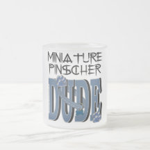 TIPO del Pinscher miniatura Taza