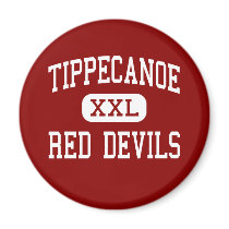 Tippecanoe - Red Devils - High - Tipp City Ohio magnets