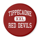 Tippecaone - Red Devils - Middle - Tipp City Ohio Fridge Magnet