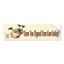 Tipped Your Cow Bumper Stickers