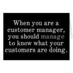 Tips for Customer Management cards