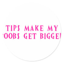 Tips Make My Boobs Get Bigger Sticker
