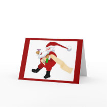 Tipsy Santa cards