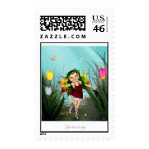 Tiptoe threw the tulips postage by loveit2 Tiptoe threw the tulips postage