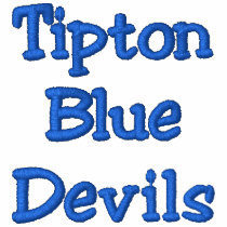 Tipton Blue Devils embroidered shirts