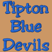 Tipton Blue Devils embroidered shirts